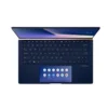 نمای جانبی لپ تاپ ایسوس ZenBook 13 UX334FLC با پورت‌های اتصال
