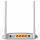 نمای پشتی مودم TD-W8961N با پورت‌های اترنت و ADSL