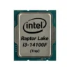 پردازنده اینتل Core i3 14100-Tray در کنار مادربرد سازگار