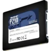 اس اس دی Patriot P210 در کنار یک لپ‌تاپ برای نمایش اندازه