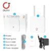 نمای پشتی مودم OLAX AX6 PRO با پورت‌ها و محل سیم‌کارت