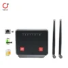 تصویر اصلی مودم 3G/4G اولاکس MC60 با رنگ سفید و آنتن‌های خارجی